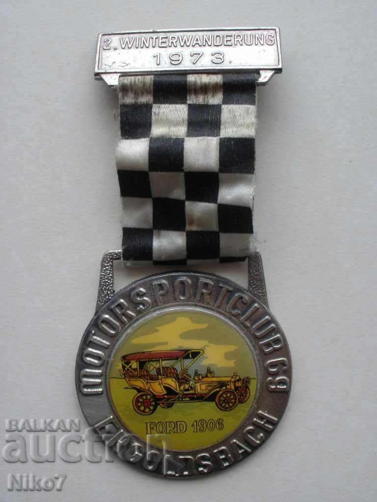 medalia germană auto-moto-1973.