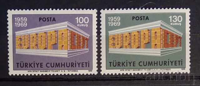 Turkey 1969 Europe CEPT Buildings MNH