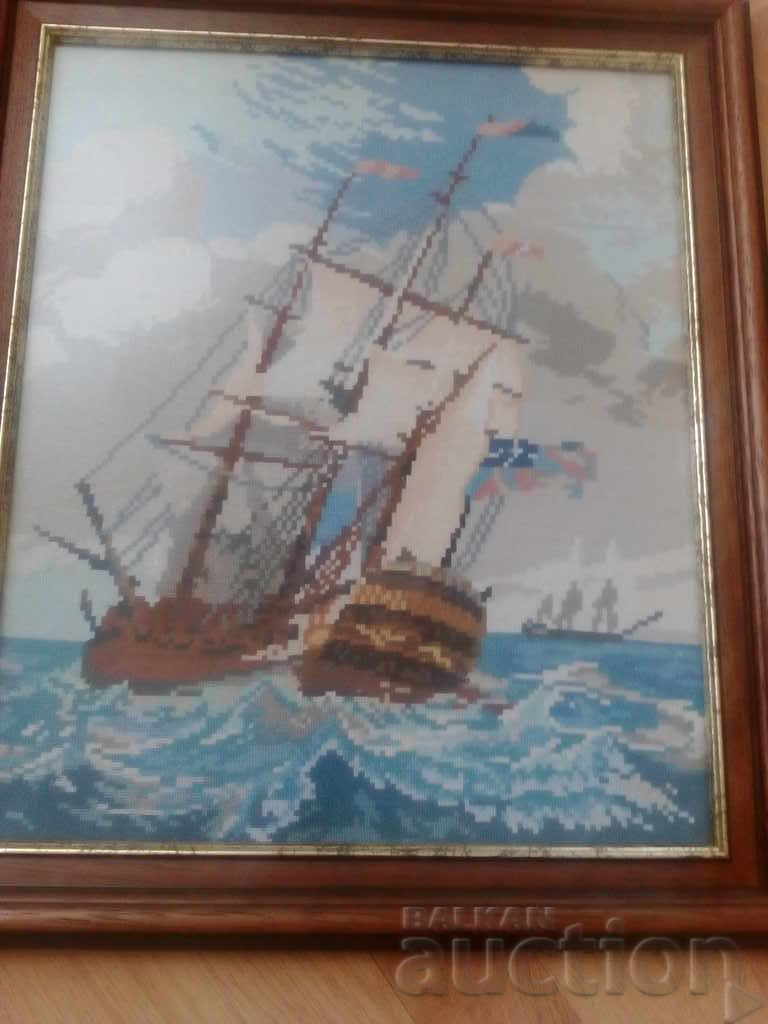 Tapestry "The Little Frigate" - 7 Tapestry "The Little Frigate" - 7
