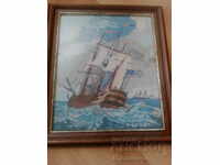 Tapestry "The Little Frigate"
