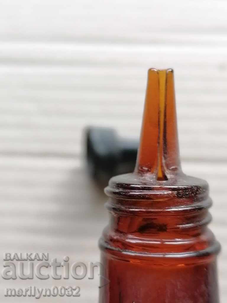Old medical bottle pipette dropper bottle - 5 Old medical bottle pipette dropper bottle - 5