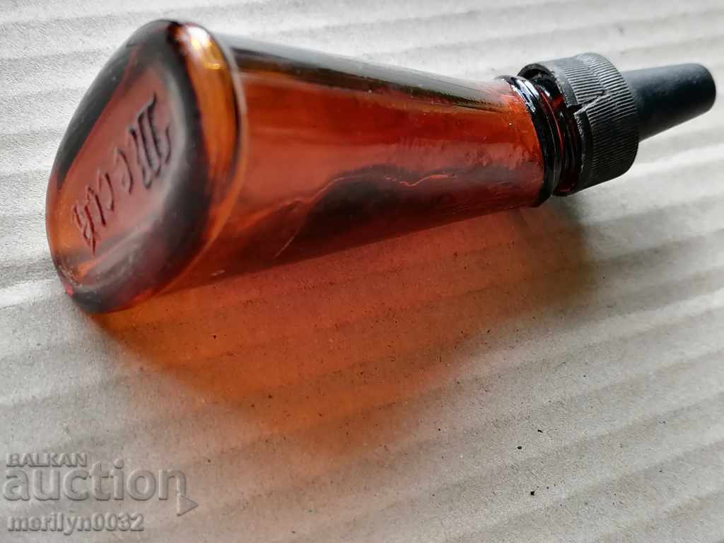 Old medical bottle pipette dropper bottle - 6 Old medical bottle pipette dropper bottle - 6