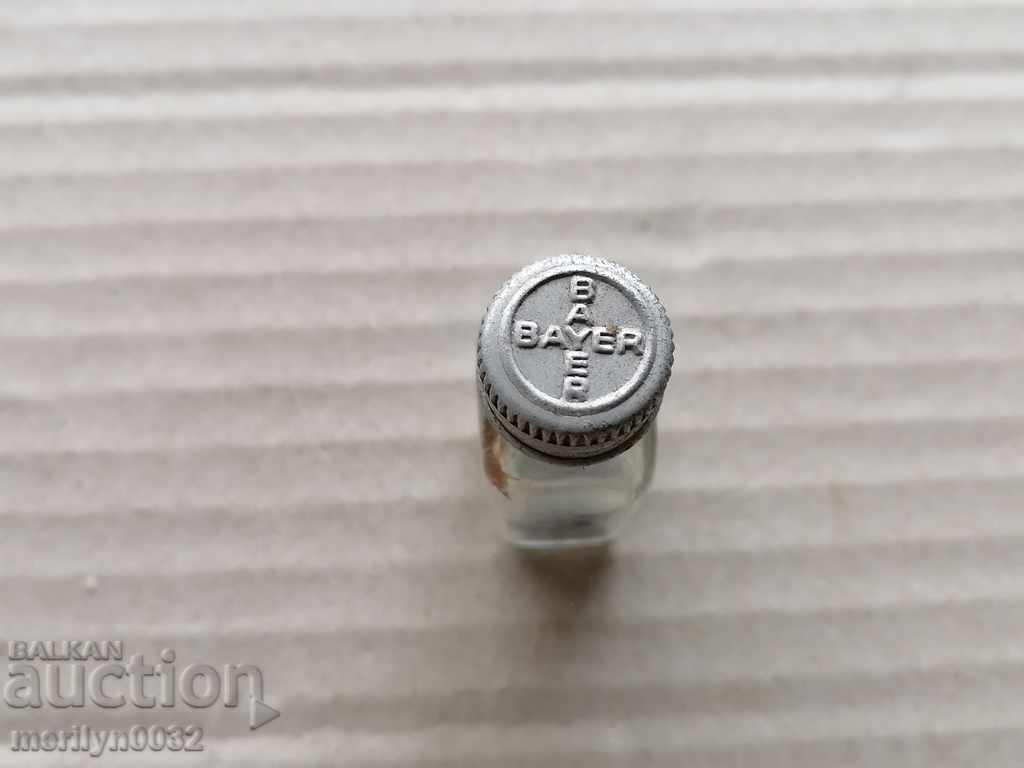 Auction Old German medical bottle Bayer bottle vial Auction Old German medical bottle Bayer bottle vial