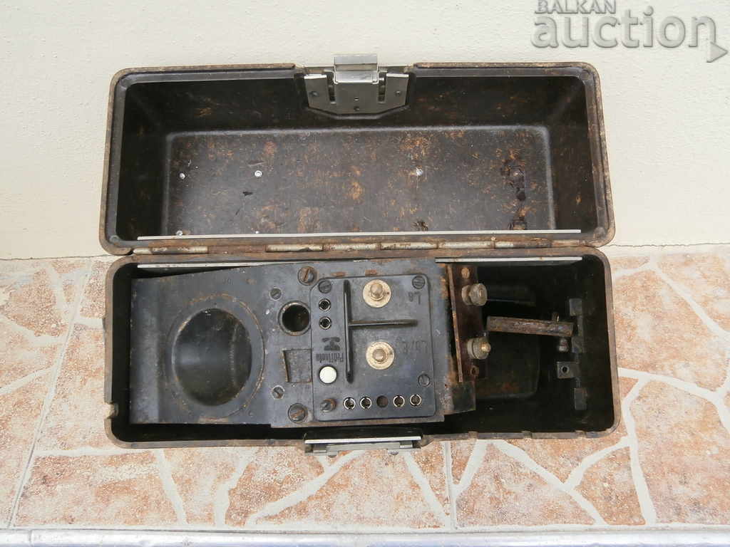 Auction Wehrmacht WW2 WWII remnants of a field telephone Auction Wehrmacht WW2 WWII remnants of a field telephone