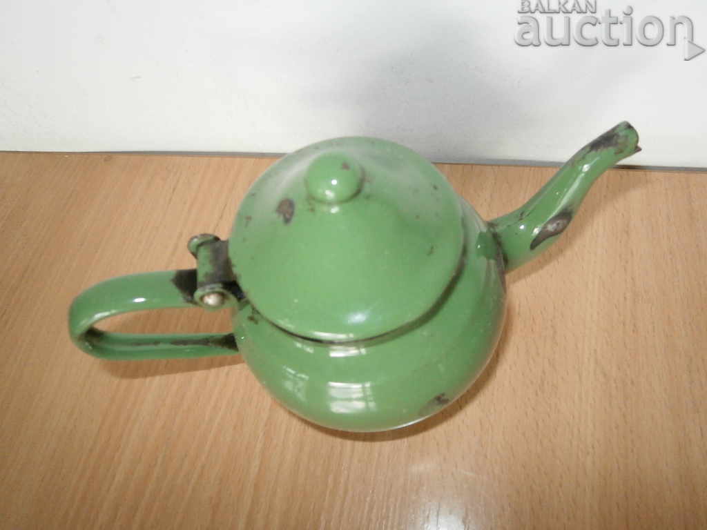 Auction vintage mini vintage retro enamel teapot Auction vintage mini vintage retro enamel teapot