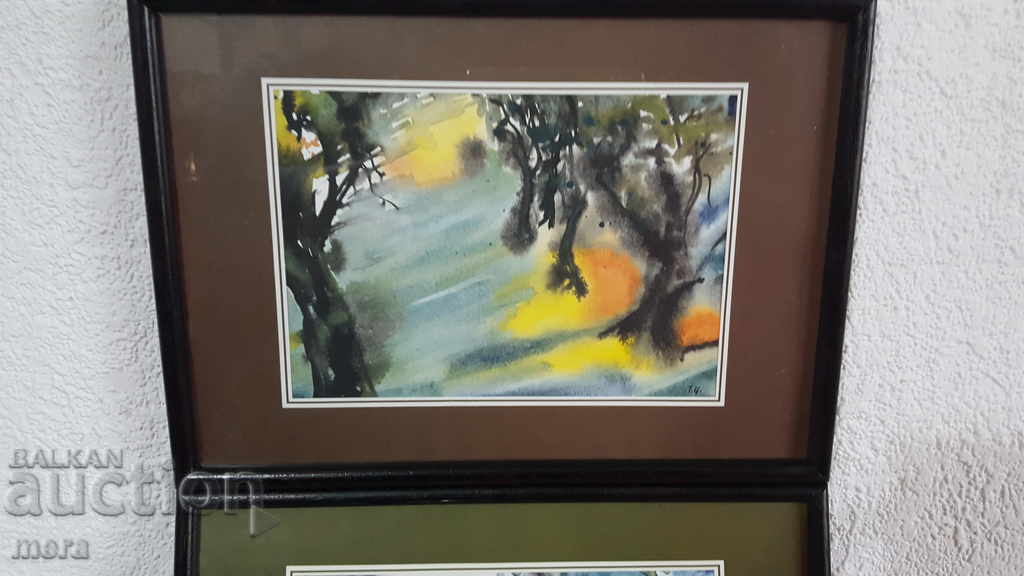 Лот авторски акварели - Горски цикъл с цена 44.00 лв. | € 22.50 Лот авторски акварели - Горски цикъл с цена 44.00 лв. | € 22.50