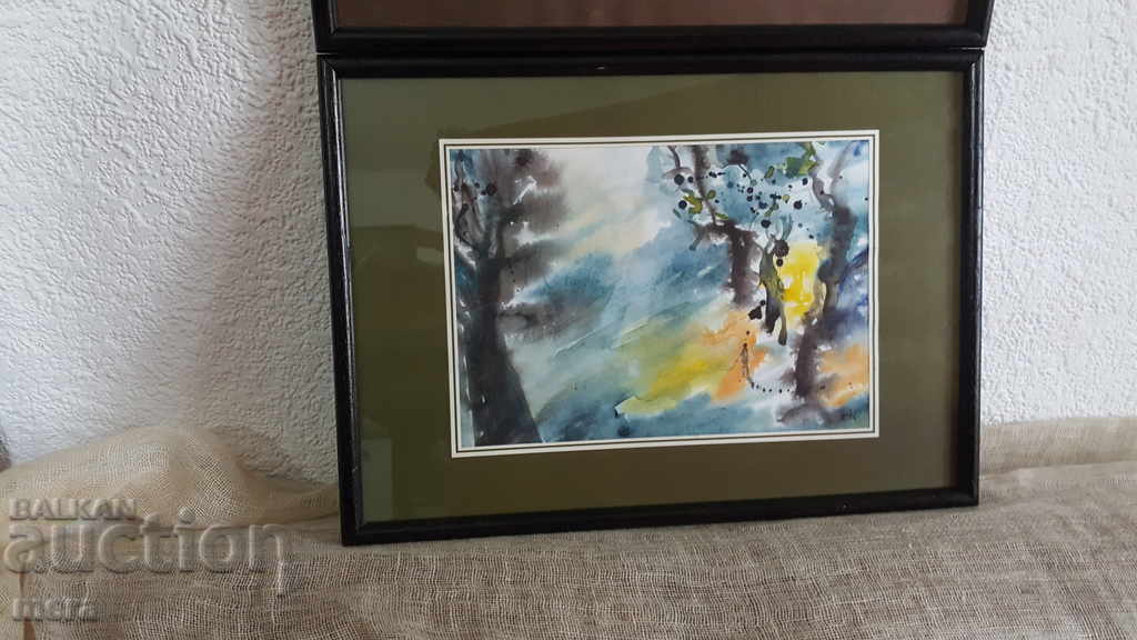 Аукцион Лот авторски акварели - Горски цикъл Аукцион Лот авторски акварели - Горски цикъл