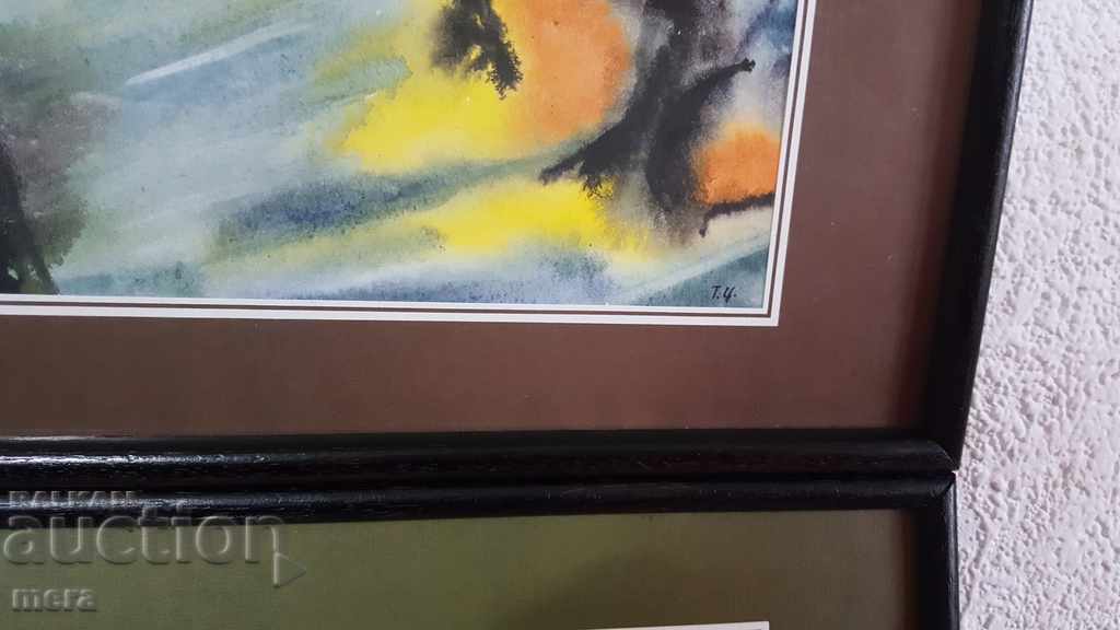 Доставка на Лот авторски акварели - Горски цикъл Доставка на Лот авторски акварели - Горски цикъл