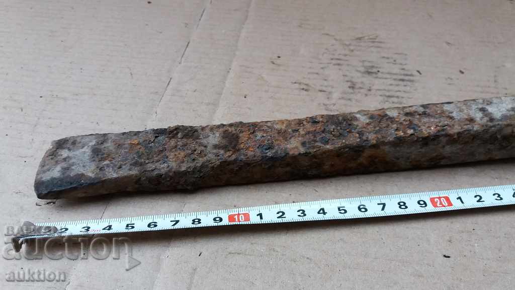 Auction MASSIVE FORGED REVIVAL DAGGER, CUTTER, WEDGE LARGE Auction MASSIVE FORGED REVIVAL DAGGER, CUTTER, WEDGE LARGE