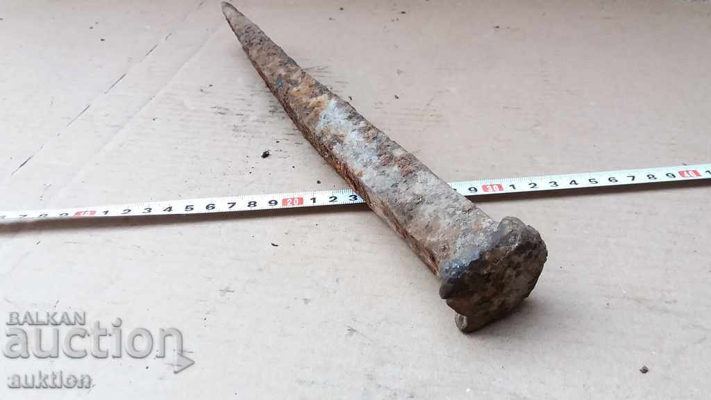 MASSIVE FORGED REVIVAL DAGGER, CUTTER, WEDGE LARGE - 6 MASSIVE FORGED REVIVAL DAGGER, CUTTER, WEDGE LARGE - 6