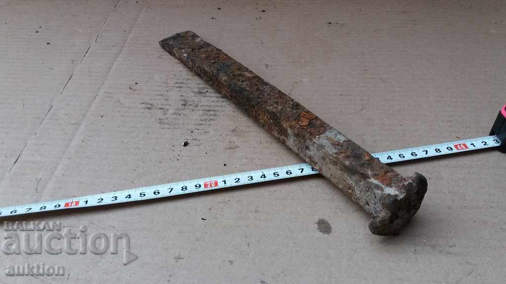 MASSIVE FORGED REVIVAL DAGGER, CUTTER, WEDGE LARGE - 7 MASSIVE FORGED REVIVAL DAGGER, CUTTER, WEDGE LARGE - 7