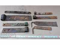 REVIVAL LOT - HINGES AND LOCKINGS FOR GATES 8 PIECES