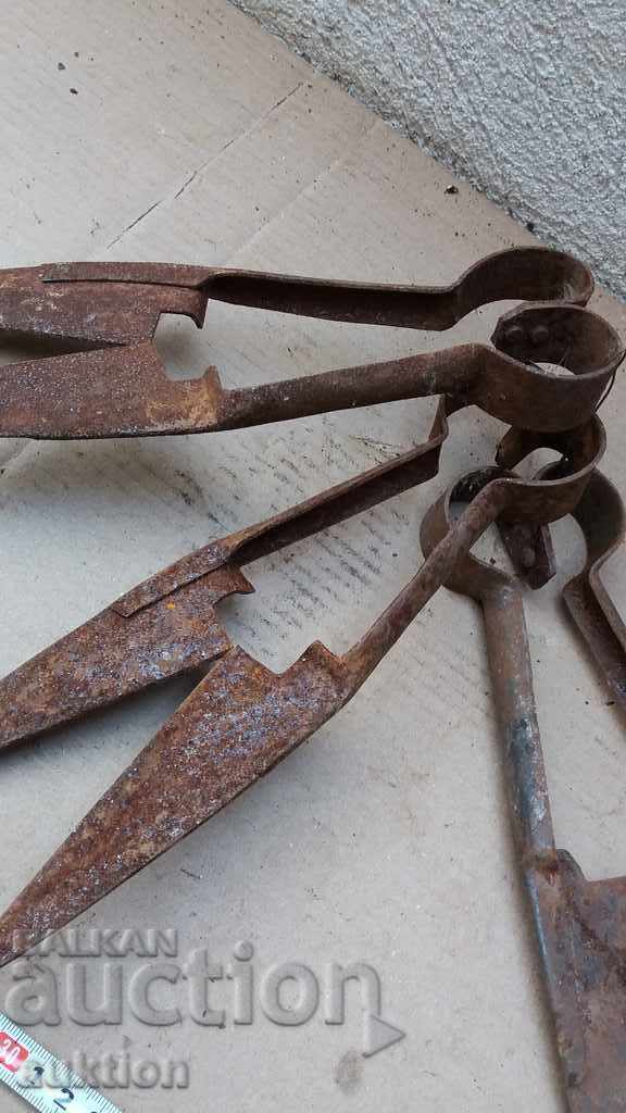 SET OF 3 SHEARS FOR SHEARING SHEEP FORGED REVIVAL - 5 SET OF 3 SHEARS FOR SHEARING SHEEP FORGED REVIVAL - 5