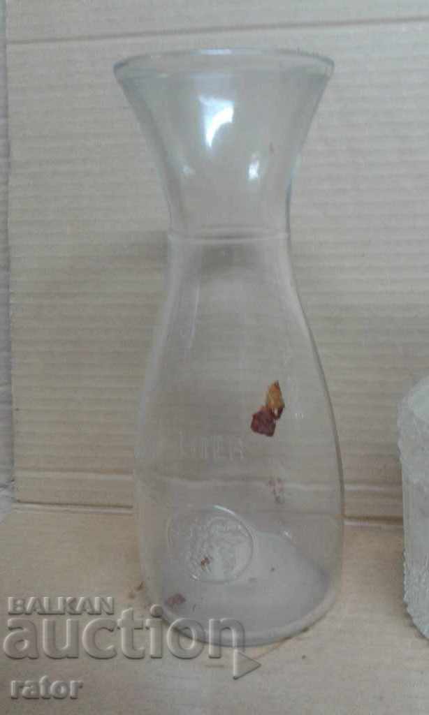 Old decanter, bottle, wine bottle