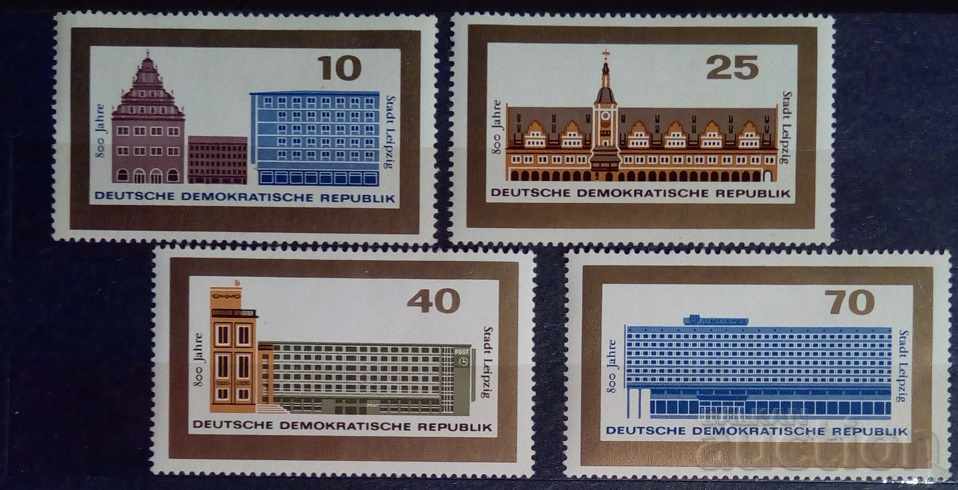 GDR 1965 Aniversare/Clădiri Două serii MNH