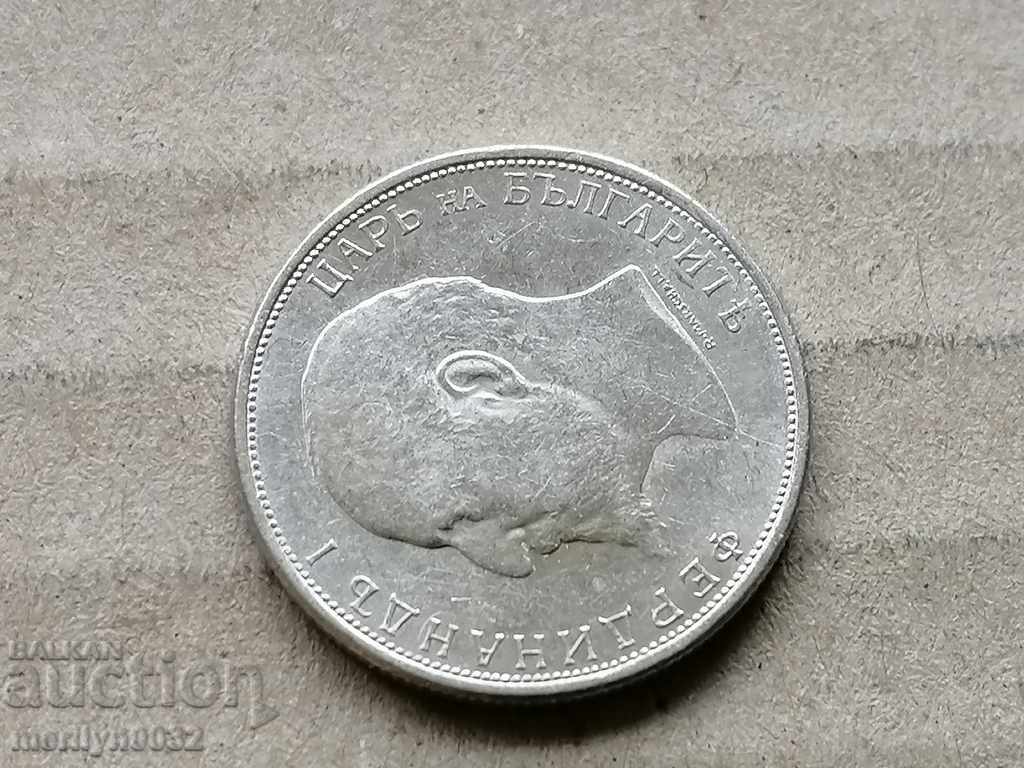 Auction Silver 50 stotinki 1913 silver coin Auction Silver 50 stotinki 1913 silver coin