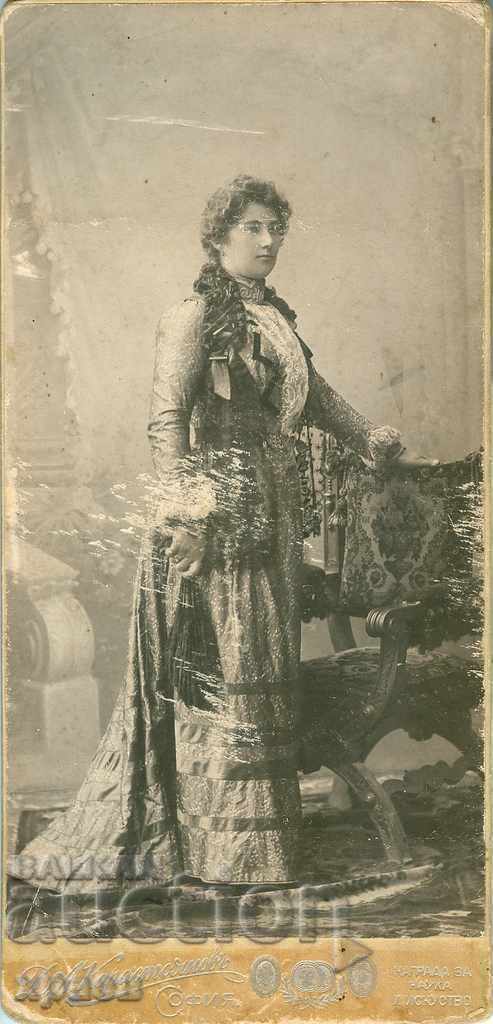 OLD PHOTOGRAPHY - CARDBOARD - D. KARASTOYANOV - SOFIA - G062 OLD PHOTOGRAPHY - CARDBOARD - D. KARASTOYANOV - SOFIA - G062