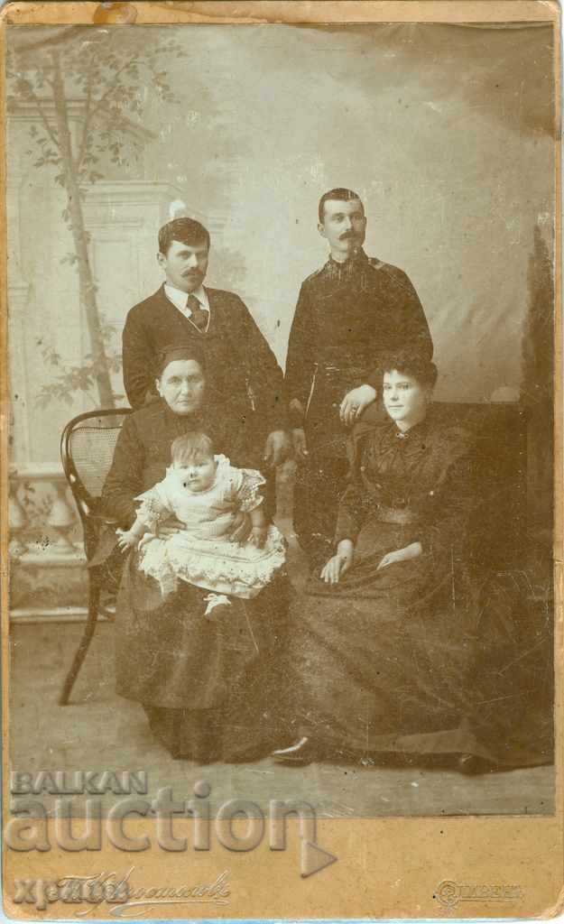 OLD PHOTOGRAPHY - CARDBOARD - T. APOSTOLOV - SLIVEN - G109 OLD PHOTOGRAPHY - CARDBOARD - T. APOSTOLOV - SLIVEN - G109