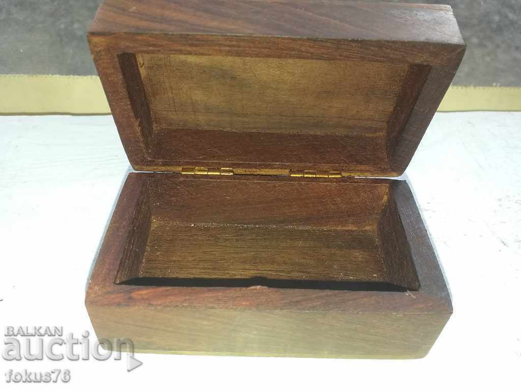 WOODEN BOX FOR BEADS WITH BRASS with price 29.00 BGN | € 14.83 WOODEN BOX FOR BEADS WITH BRASS with price 29.00 BGN | € 14.83