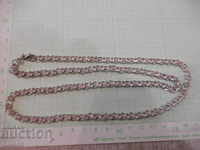 Necklace with pink stones