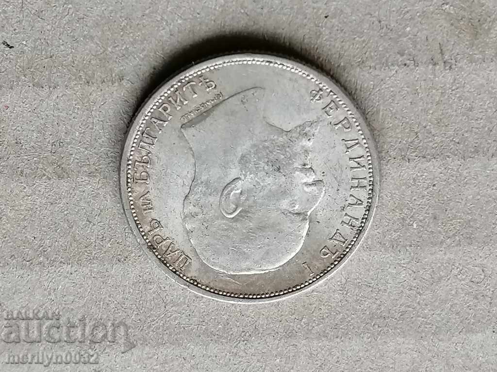 Silver 50 stotinki 1913 silver coin with price 41.00 BGN | € 20.96