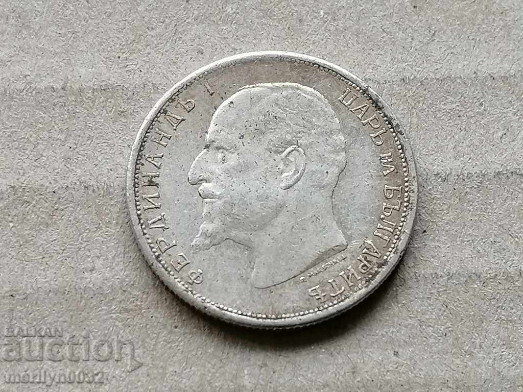 Silver 50 stotinki 1913 silver coin with price 38.00 BGN | € 19.43 Silver 50 stotinki 1913 silver coin with price 38.00 BGN | € 19.43