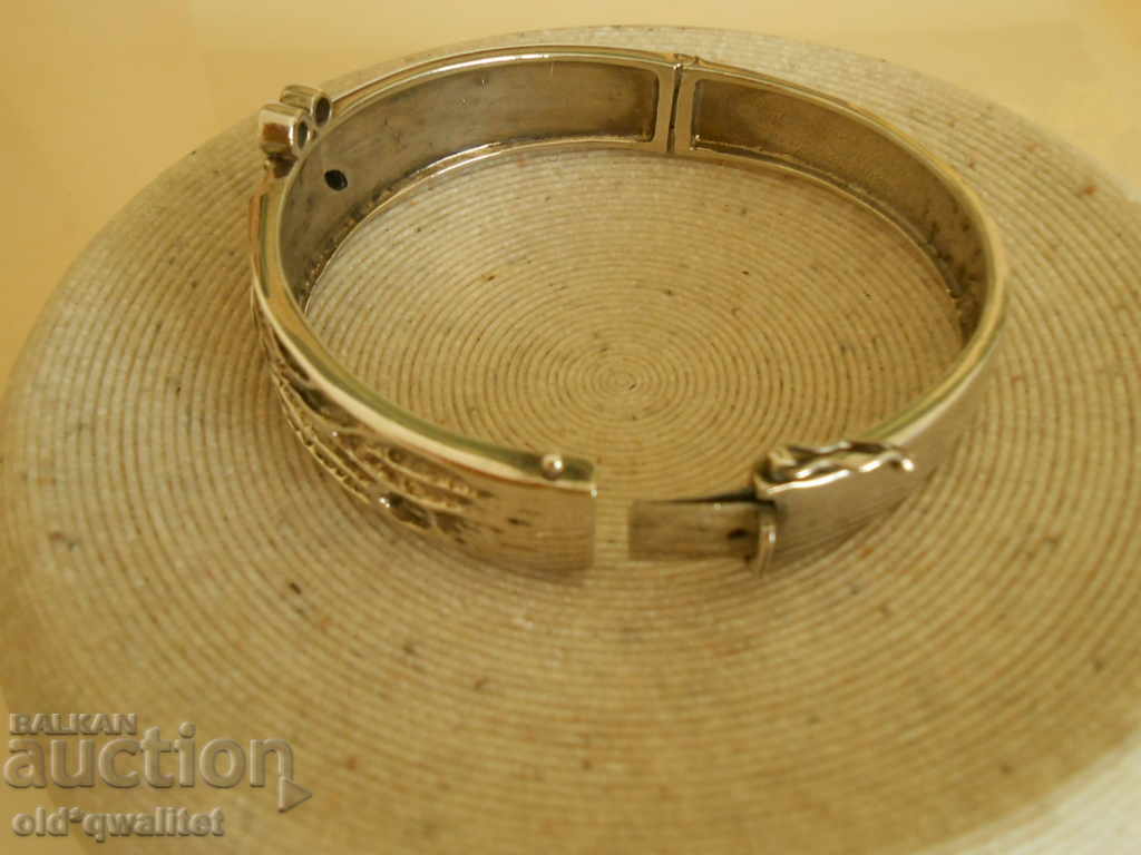 Auction Silver designer BRACELET, partial gold plating, stones Auction Silver designer BRACELET, partial gold plating, stones