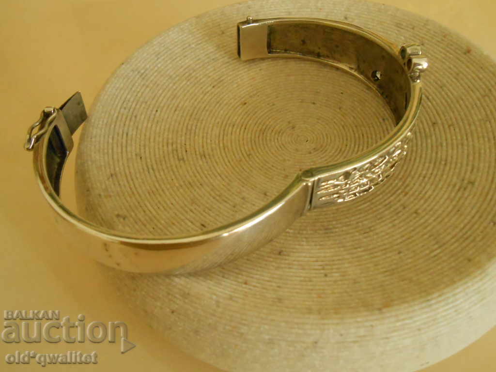 Delivery of Silver designer BRACELET, partial gold plating, stones Delivery of Silver designer BRACELET, partial gold plating, stones