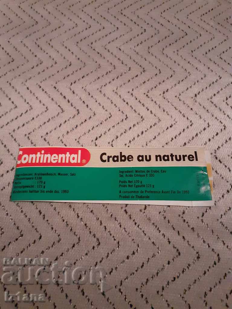 Delivery of Old canned packaging