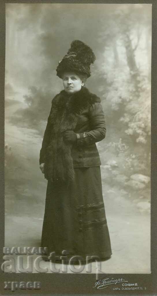 OLD PHOTOGRAPHY - CARDBOARD - FERDINAND GRABNER SOFIA - G112 OLD PHOTOGRAPHY - CARDBOARD - FERDINAND GRABNER SOFIA - G112