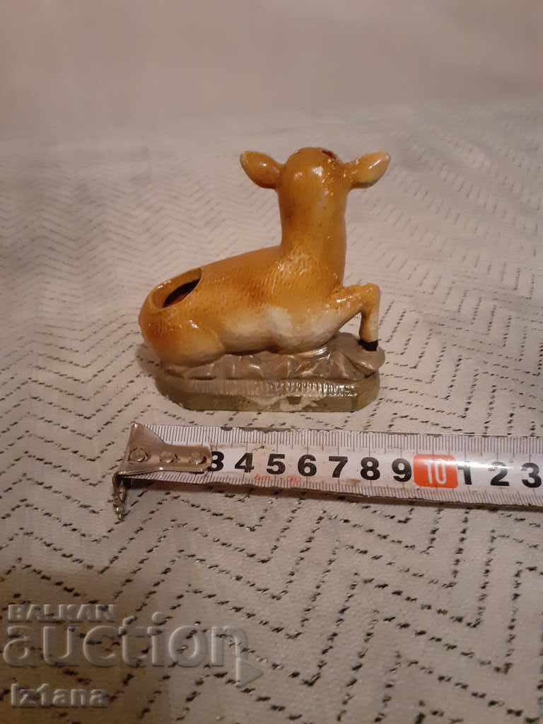 Licitație Figurină veche din porțelan, căprioară