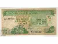 - Mauritius-10 Rupees-1985-P 35a-Paper