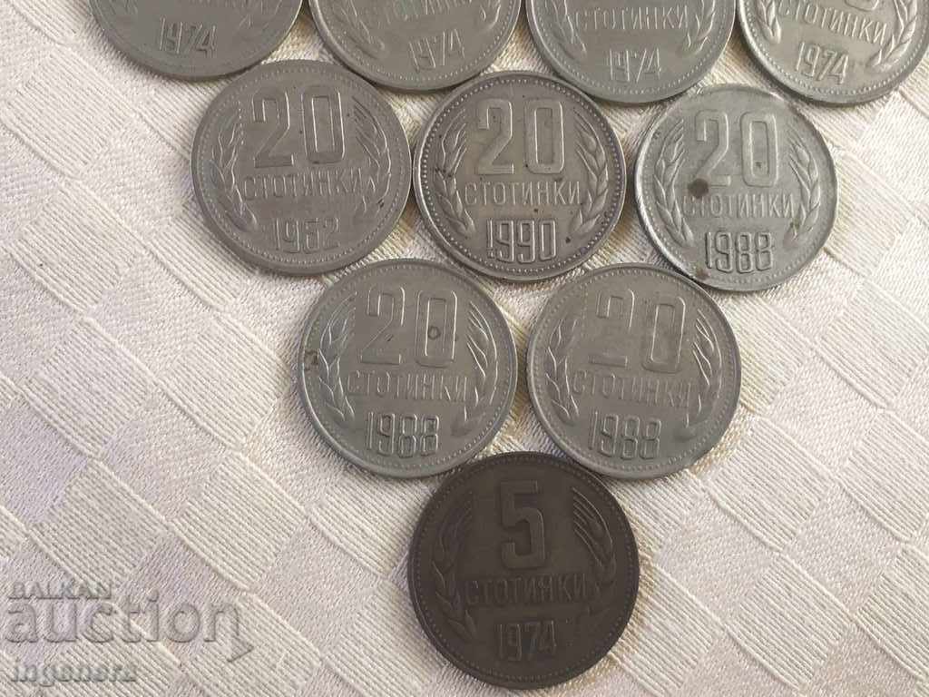 COIN COINS-1962,1974,1988,1990-16 BR - 6