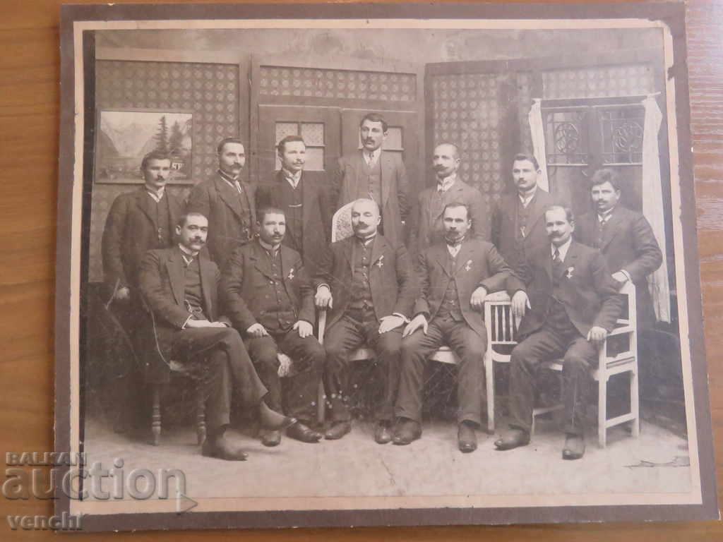 СТАРА ФОТОГРАФИЯ  - КАРТОН - ГОЛЯМА