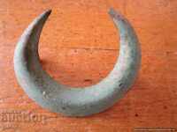 ❌Ottoman bronze crescent-officer epaulet-ORIGINAL❌