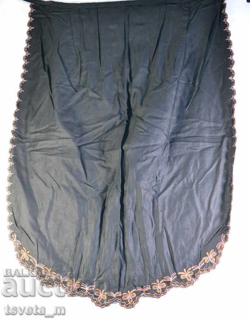 COTTON APRON FOR FOLK COSTUME WITH EMBROIDERY COTTON APRON FOR FOLK COSTUME WITH EMBROIDERY