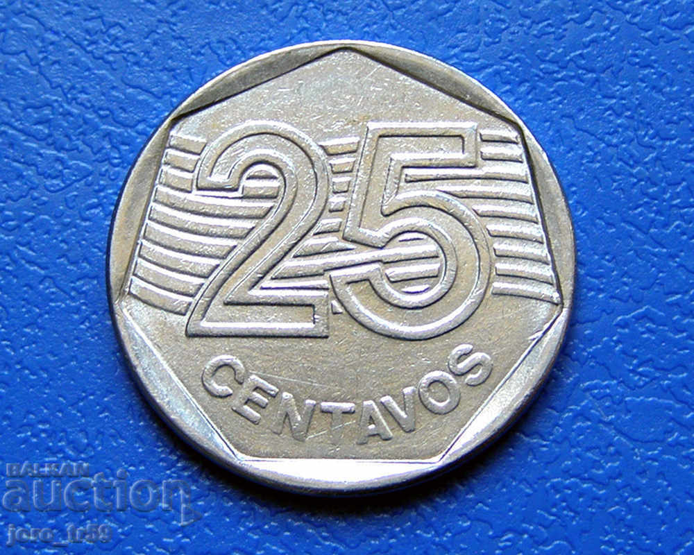 Бразилия Brazil 25 центавос /25 Centavos/ 1994 г.