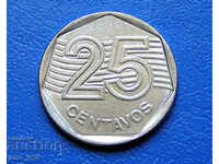 Brazil Brazil 25 Centavos / 25 Centavos / 1994