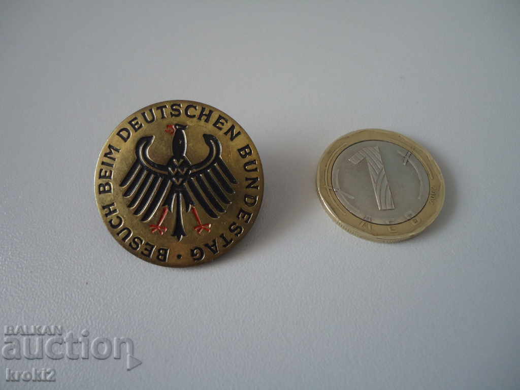 Old bronze German military badge with price € 10.00 | 19.56 BGN