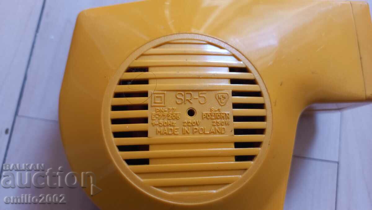 Auction Retro appliance hair dryer Polish social artifact Auction Retro appliance hair dryer Polish social artifact