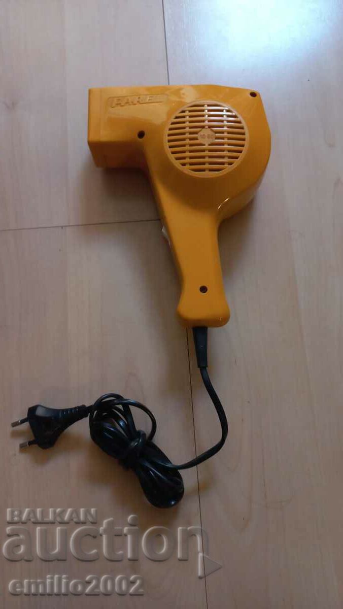 Retro appliance hair dryer Polish social artifact