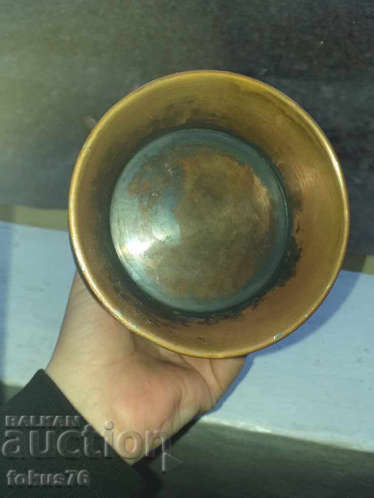 Auction Great wrought copper wine jug copper goblet Auction Great wrought copper wine jug copper goblet