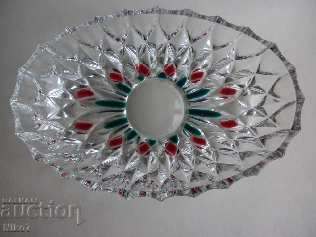 Beautiful German crystal bowl from 1991 - QUELLE ESSEN.