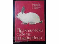 Book "Practical advice for rabbits-N.Damyanova" -148 pp.