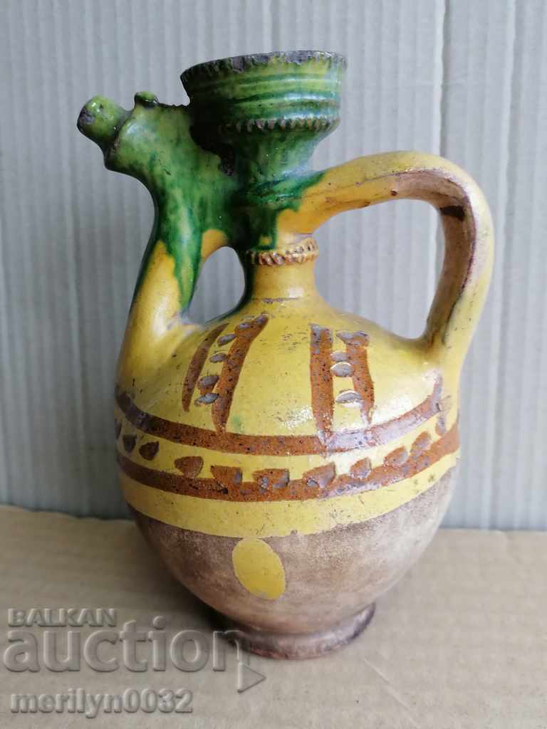Old Bulgarian krondir, vinegar jar, pitcher, ceramics with price 89.00 BGN | € 45.50