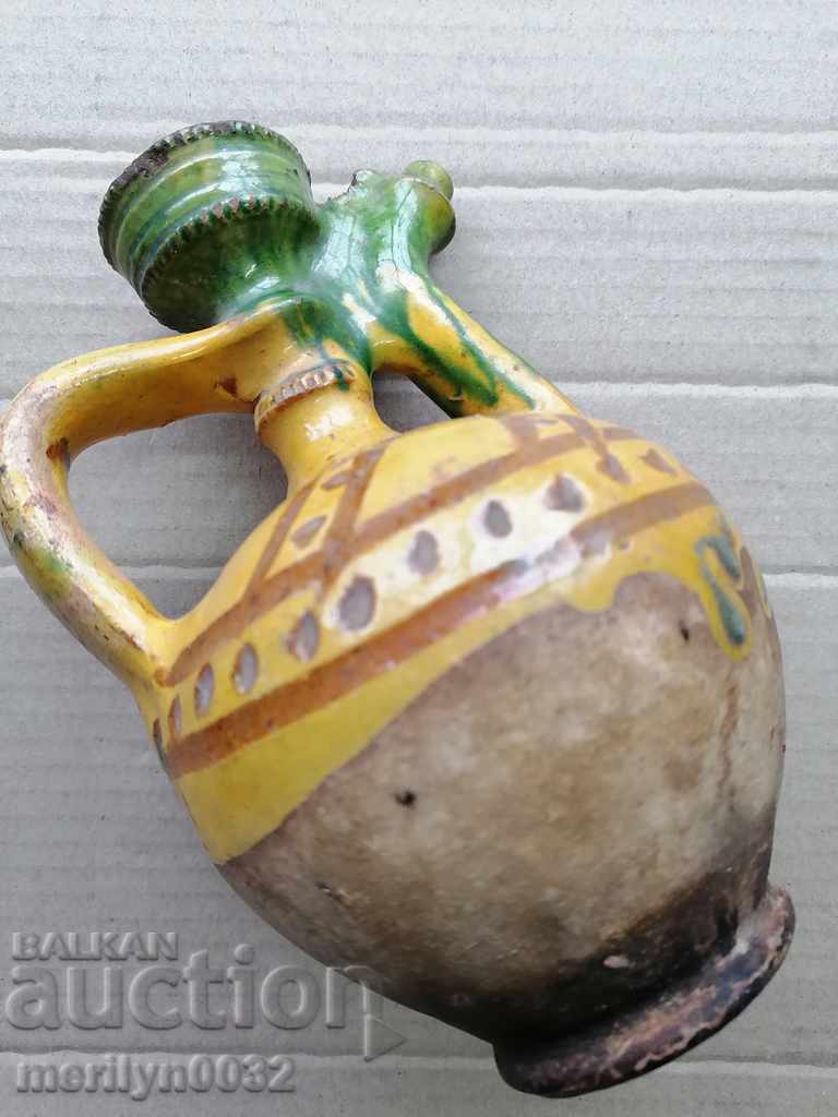 Old Bulgarian krondir, vinegar jar, pitcher, ceramics - 5
