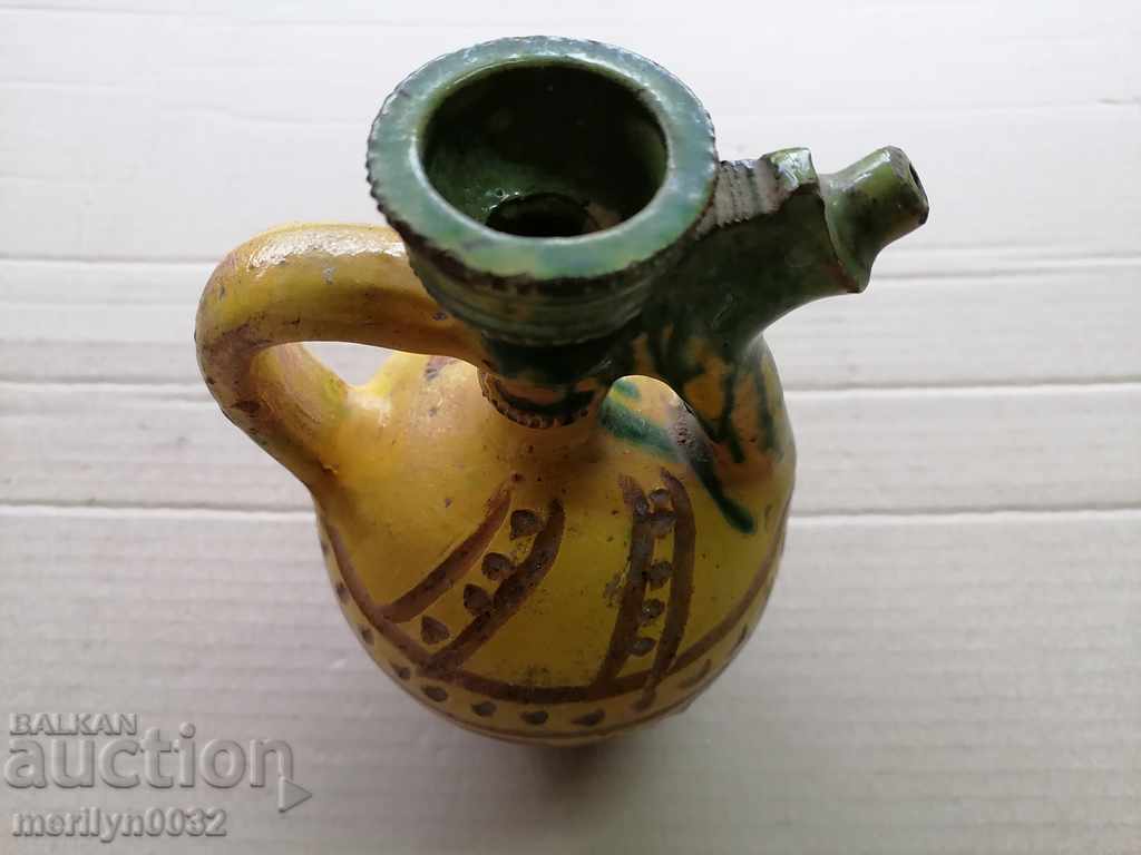 Old Bulgarian krondir, vinegar jar, pitcher, ceramics - 7