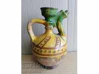 Old Bulgarian krondir, vinegar jar, pitcher, ceramics