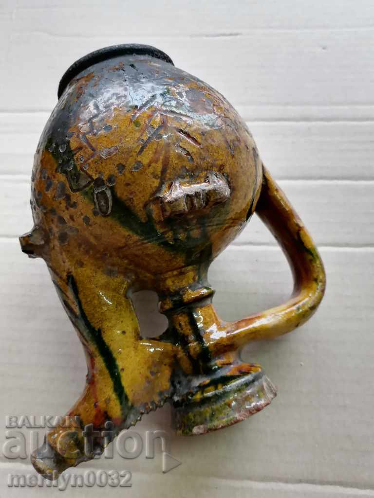 Licitație Crondir bulgar vechi, borcan de otet, ulcior, ceramica Licitație Crondir bulgar vechi, borcan de otet, ulcior, ceramica