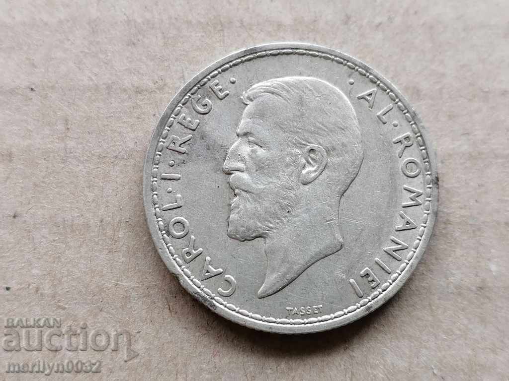 Auction  Coin 2 lei lei 1911 Kingdom of Romania Romania silver